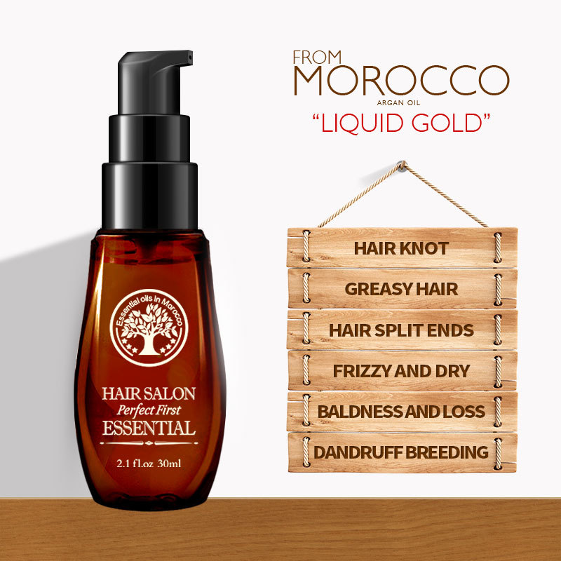 Argon Hair Oil - LAIKOU Hair Salon Morocco Hair Care Essential Oil 40ml - SHOPEE MALL | Sri Lanka