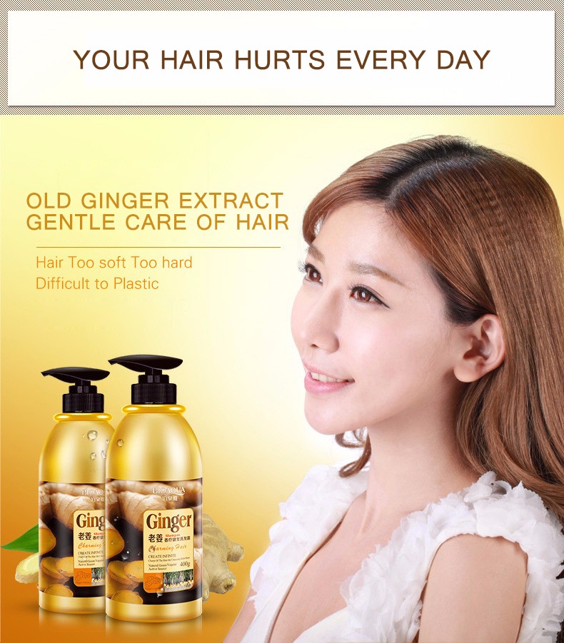 Argon Hair Oil - BIOAQUA Ginger Shampoo for Healthy Hair 400g - SHOPEE MALL | Sri Lanka