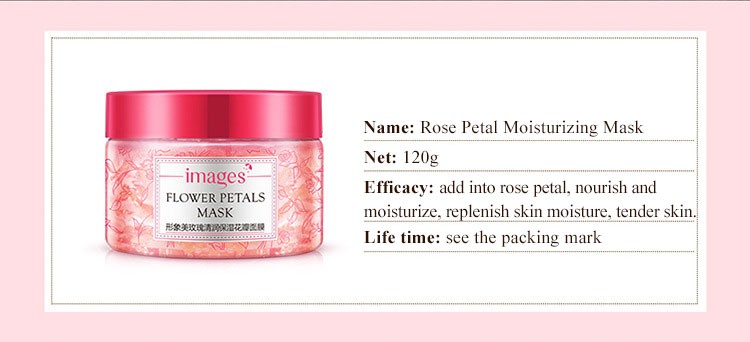 Revitalizing Anti Wrinkle Face Mask with Rose Petals by IMAGES - 120g - SHOPPE.LK