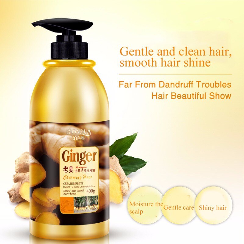 - BIOAQUA Ginger Shampoo for Healthy Hair 400g - SHOPEE MALL | Sri Lanka