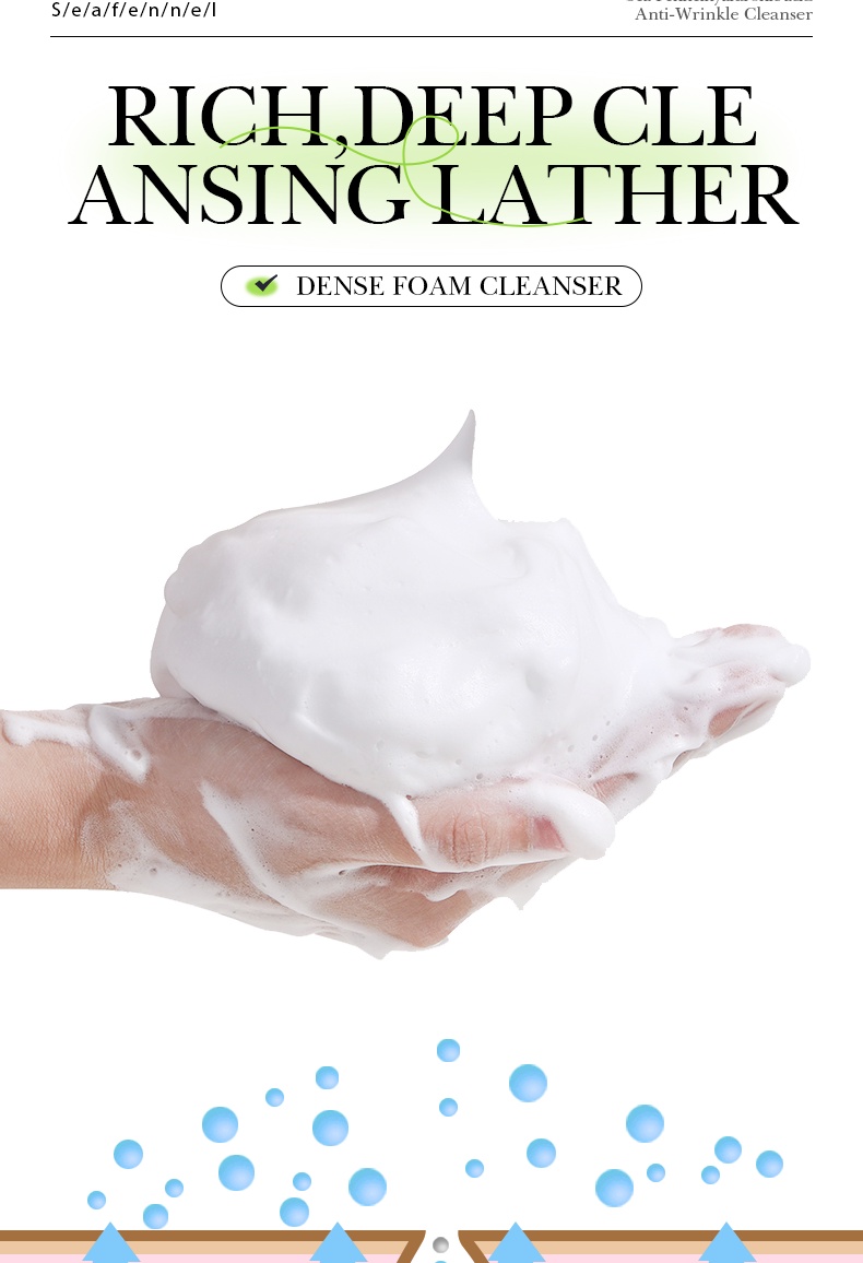 Hyaluronic acid Face wash - BIOAQUA Sea Fennel Hyaluronic acid Face wash Cleanser 100g - SHOPEE MALL | Sri Lanka