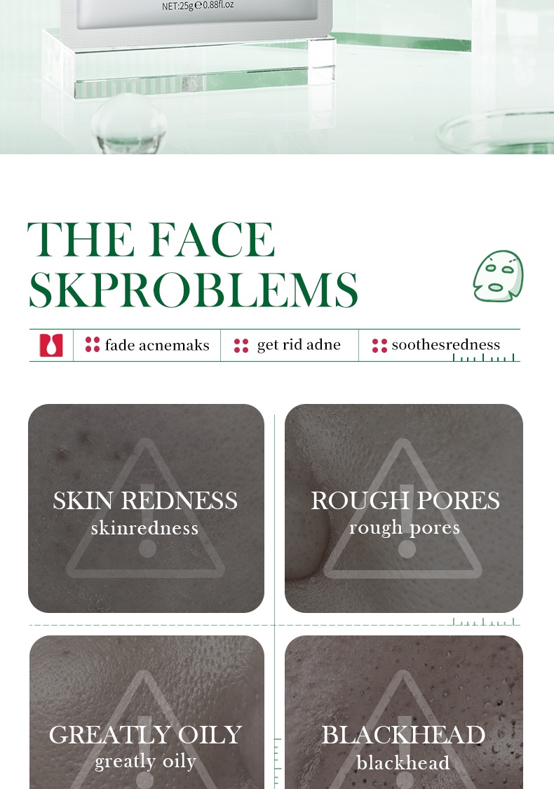 BIOAQUA Acne Removal Facial Mask 4Pcs Set - SHOPPE.LK