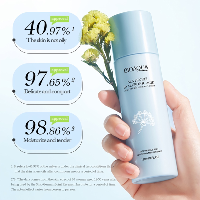 BIOAQUA Hyaluronic Acid Essence Lotion - Anti-Wrinkle Skincare 120ml - SHOPPE.LK