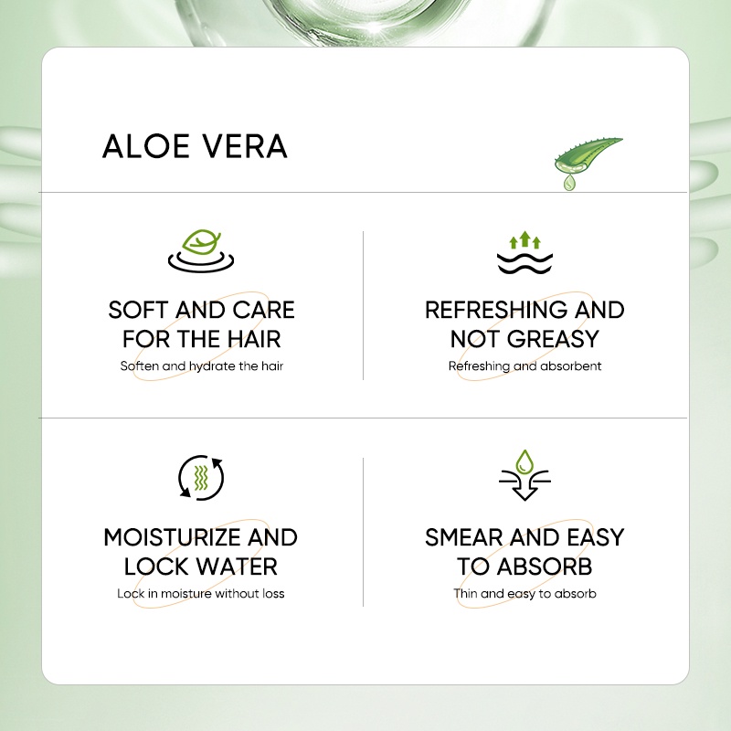 Aloe Vera Hair Mask - SADOER Aloe Vera Hair Mask - 10g x 20pcs - SHOPEE MALL | Sri Lanka