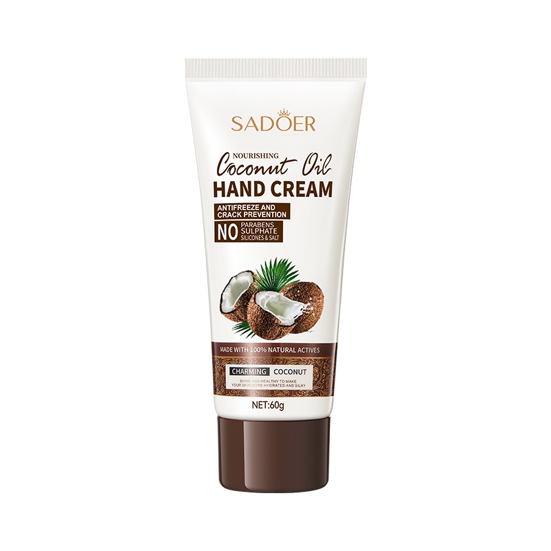 Coconut Oil Hand Cream - Nourishing Coconut Oil Hand Cream - Moisturizing & Protective - 60g - SHOPEE MALL | Sri Lanka