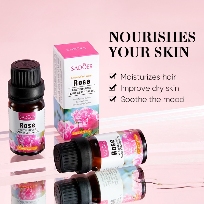 Essential Oil - SADOER Essential Oil for Skin Care and Aromatherapy - 10ml - SHOPEE MALL | Sri Lanka