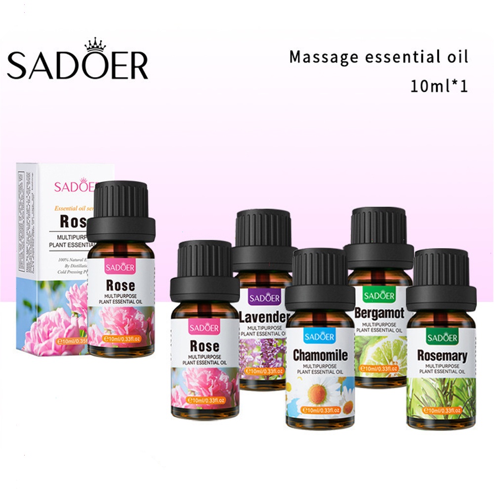 SADOER Essential Oil for Skin Care and Aromatherapy - 10ml - SHOPPE.LK